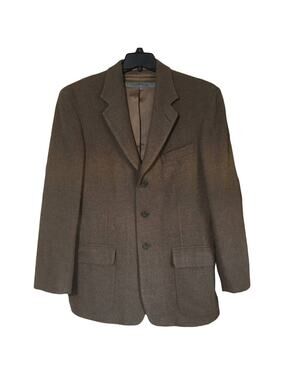Le Collezioni Structure Made in Italy Brown Wool Blend Men's Jacket Blazer